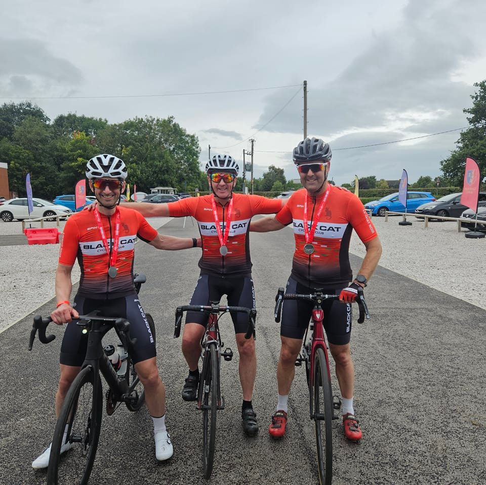 Group ride setting off from Glan Conwy Corner